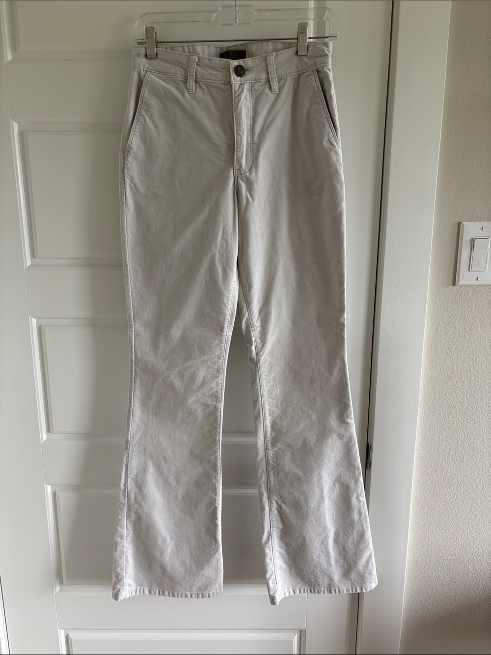 Kut from the Kloth Off-White Boot Cut Jeans
